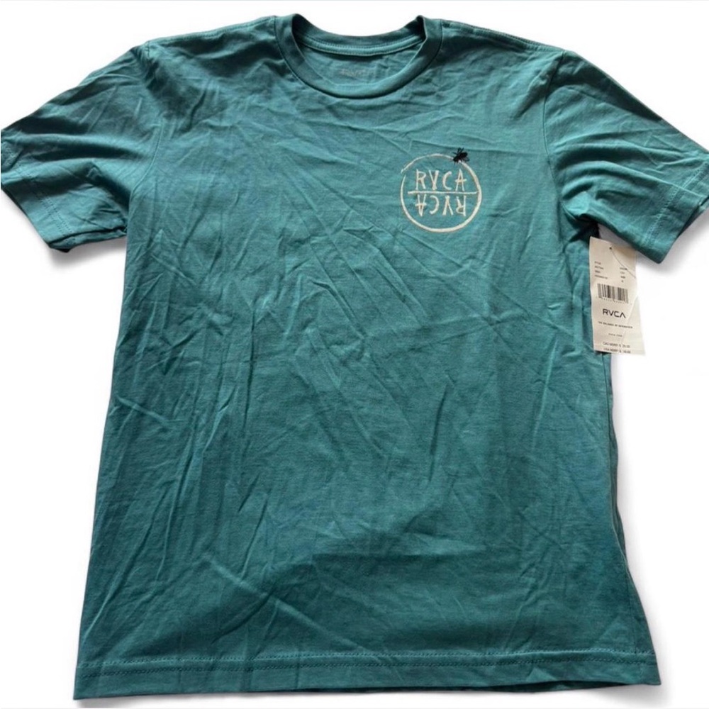 NWT | RVCA Hivemind SS Graphic Tee – Teal | Size: Medium